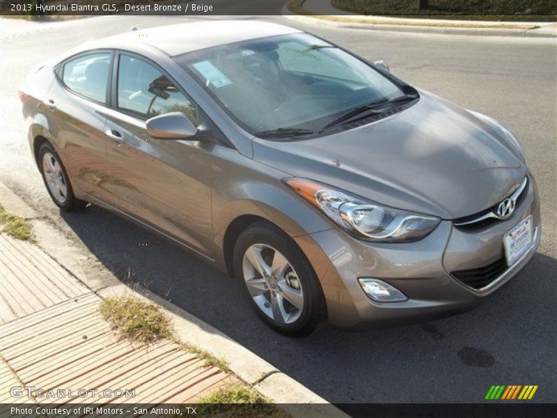 Desert Bronze / Beige 2013 Hyundai Elantra GLS
