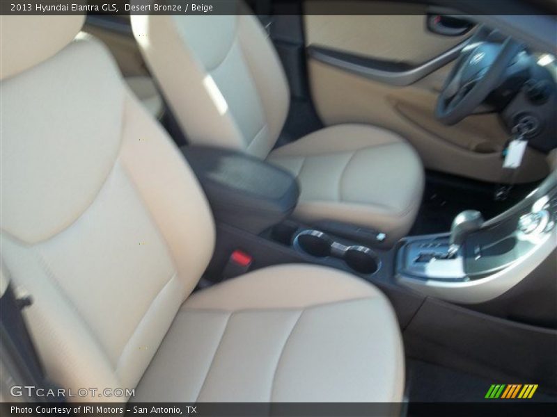 Desert Bronze / Beige 2013 Hyundai Elantra GLS