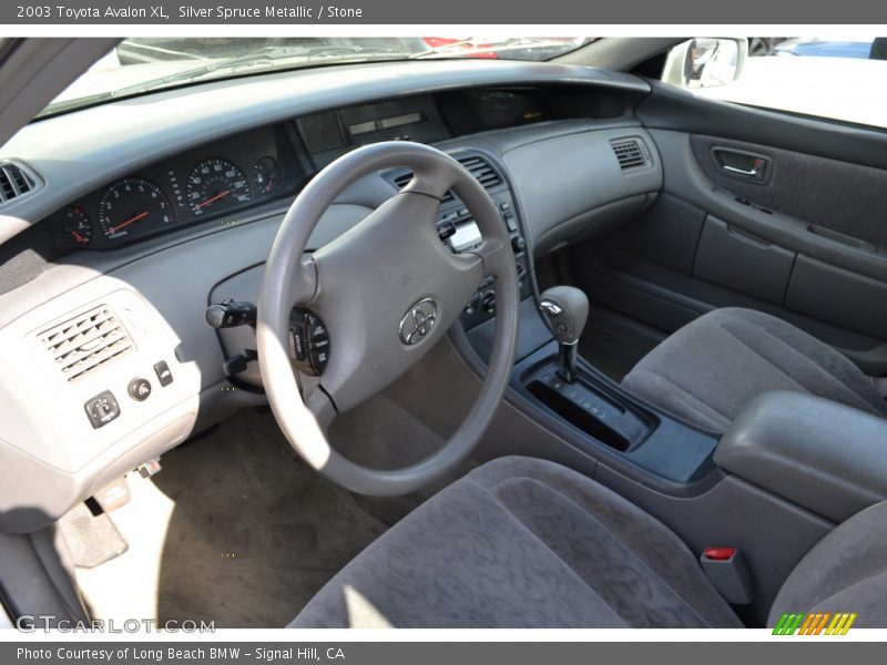 Silver Spruce Metallic / Stone 2003 Toyota Avalon XL