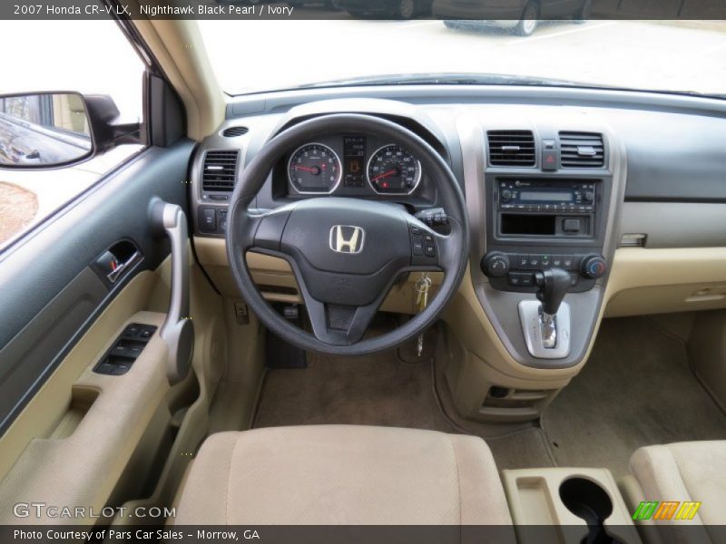 Nighthawk Black Pearl / Ivory 2007 Honda CR-V LX