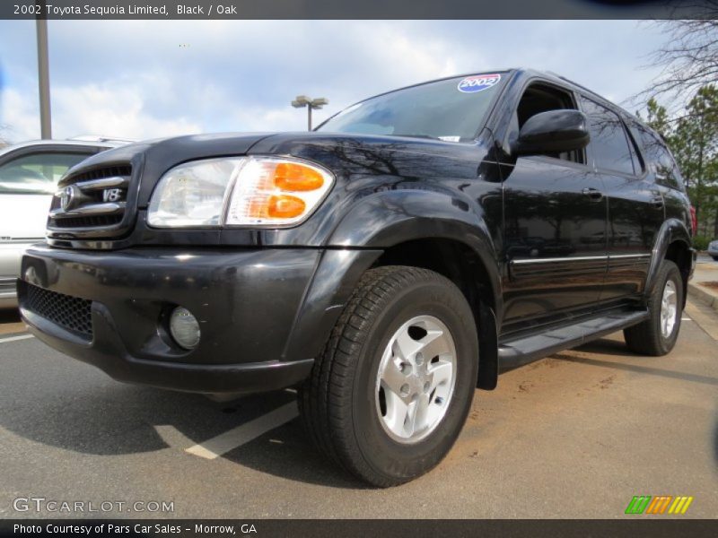 Black / Oak 2002 Toyota Sequoia Limited