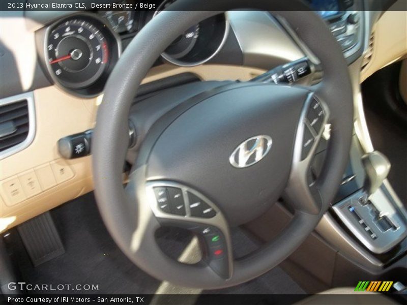 Desert Bronze / Beige 2013 Hyundai Elantra GLS