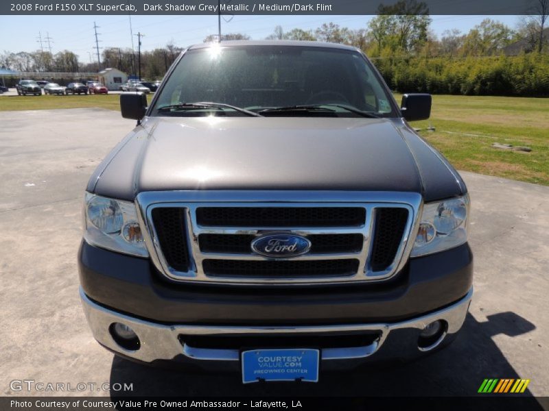 Dark Shadow Grey Metallic / Medium/Dark Flint 2008 Ford F150 XLT SuperCab