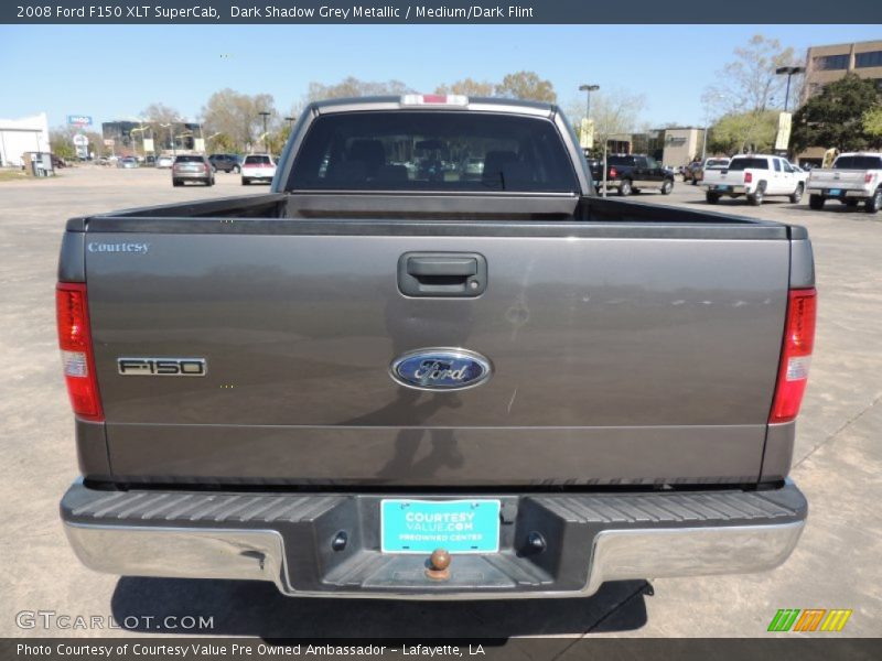 Dark Shadow Grey Metallic / Medium/Dark Flint 2008 Ford F150 XLT SuperCab