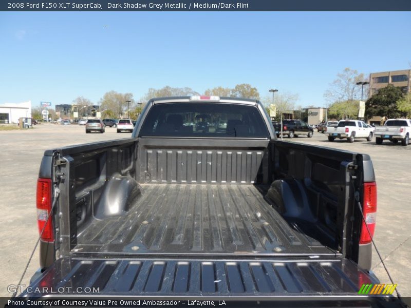 Dark Shadow Grey Metallic / Medium/Dark Flint 2008 Ford F150 XLT SuperCab