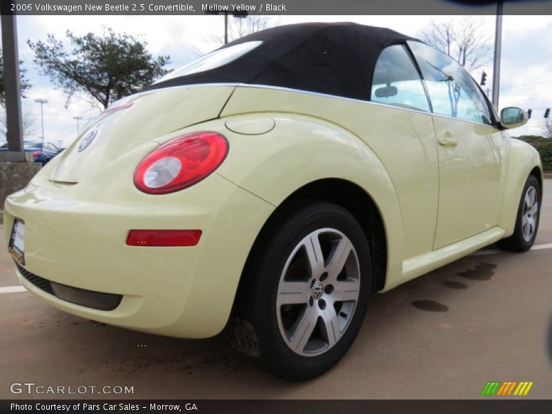 Mellow Yellow / Black 2006 Volkswagen New Beetle 2.5 Convertible