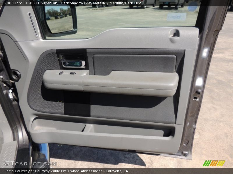 Dark Shadow Grey Metallic / Medium/Dark Flint 2008 Ford F150 XLT SuperCab