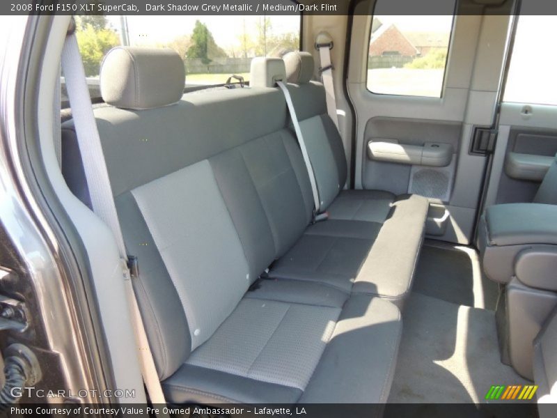 Dark Shadow Grey Metallic / Medium/Dark Flint 2008 Ford F150 XLT SuperCab