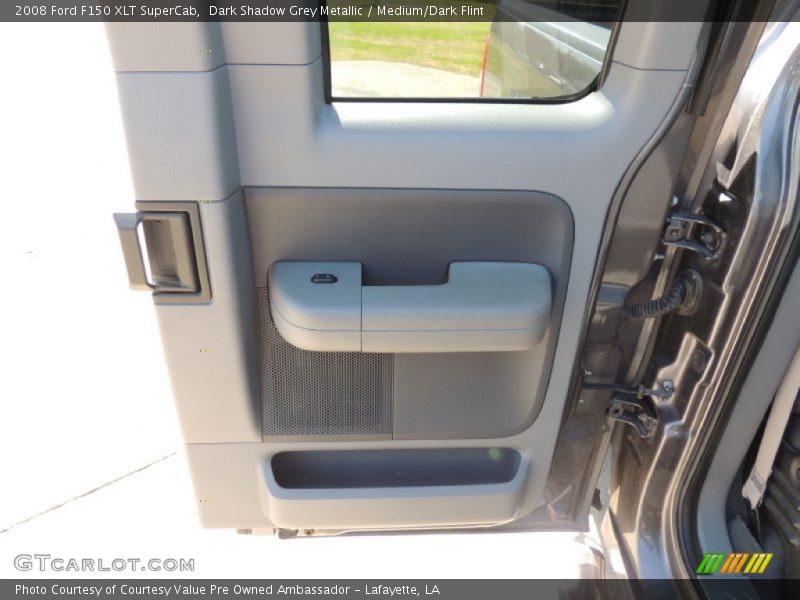Dark Shadow Grey Metallic / Medium/Dark Flint 2008 Ford F150 XLT SuperCab