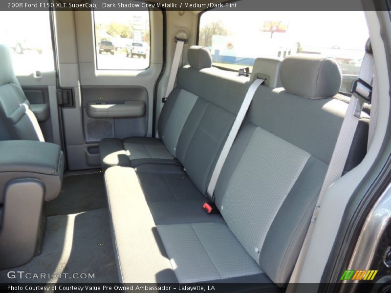 Dark Shadow Grey Metallic / Medium/Dark Flint 2008 Ford F150 XLT SuperCab