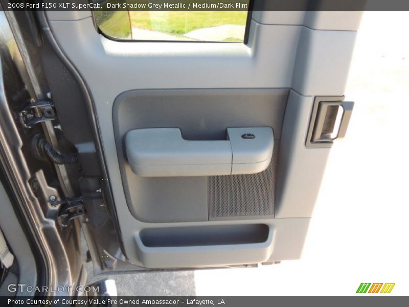 Dark Shadow Grey Metallic / Medium/Dark Flint 2008 Ford F150 XLT SuperCab