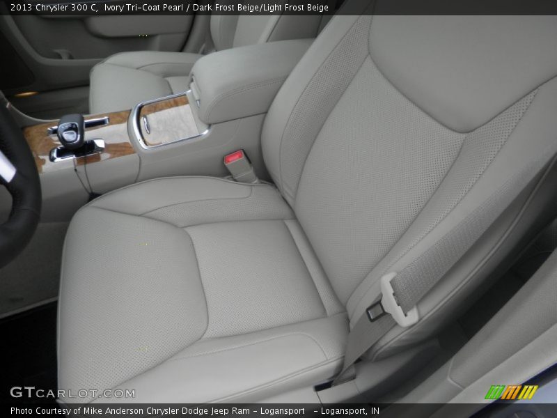 Ivory Tri-Coat Pearl / Dark Frost Beige/Light Frost Beige 2013 Chrysler 300 C
