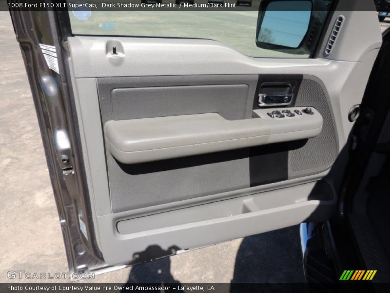 Dark Shadow Grey Metallic / Medium/Dark Flint 2008 Ford F150 XLT SuperCab