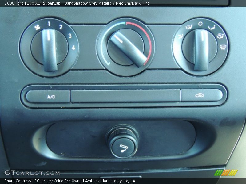 Dark Shadow Grey Metallic / Medium/Dark Flint 2008 Ford F150 XLT SuperCab