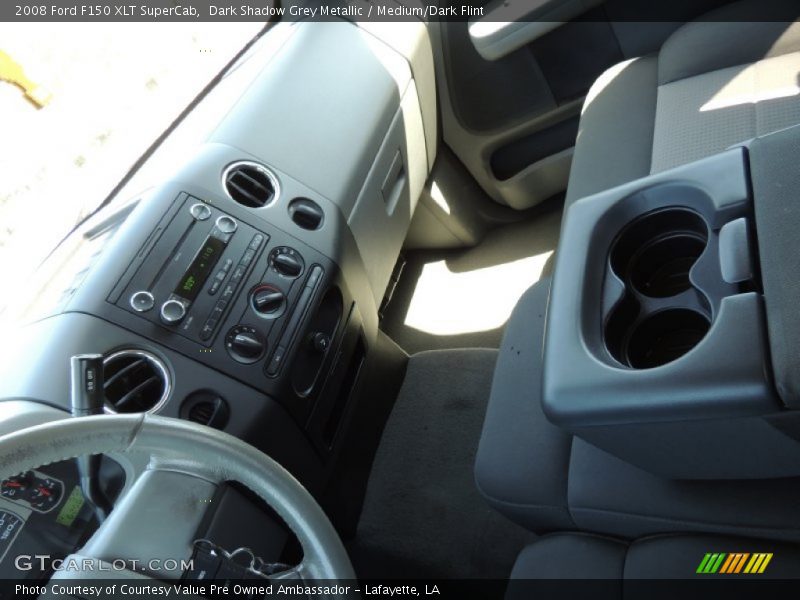 Dark Shadow Grey Metallic / Medium/Dark Flint 2008 Ford F150 XLT SuperCab
