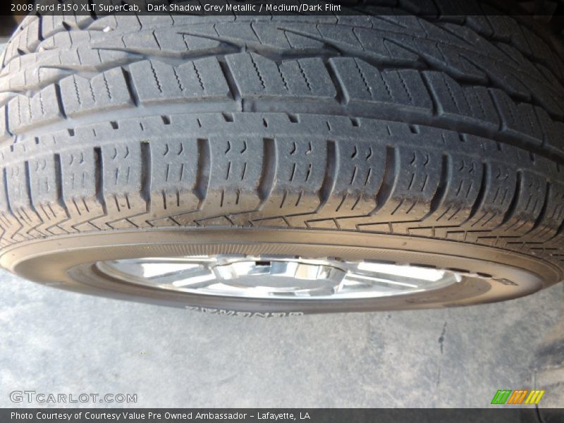Dark Shadow Grey Metallic / Medium/Dark Flint 2008 Ford F150 XLT SuperCab