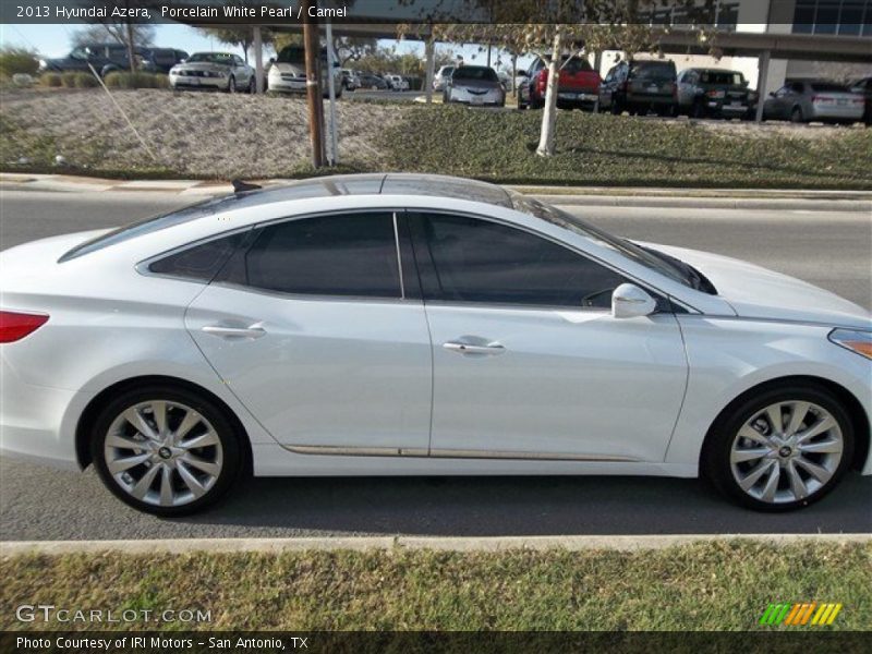 Porcelain White Pearl / Camel 2013 Hyundai Azera