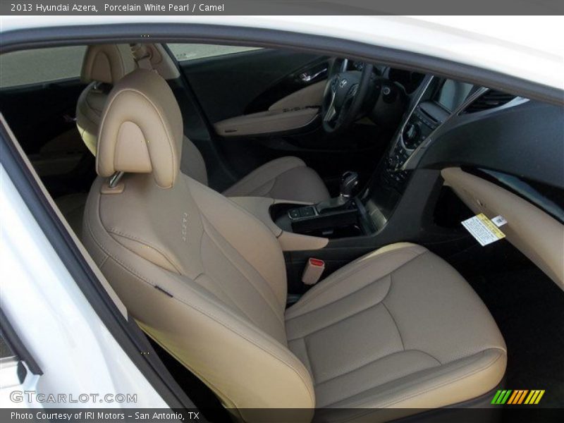 Porcelain White Pearl / Camel 2013 Hyundai Azera