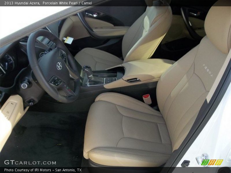 Porcelain White Pearl / Camel 2013 Hyundai Azera