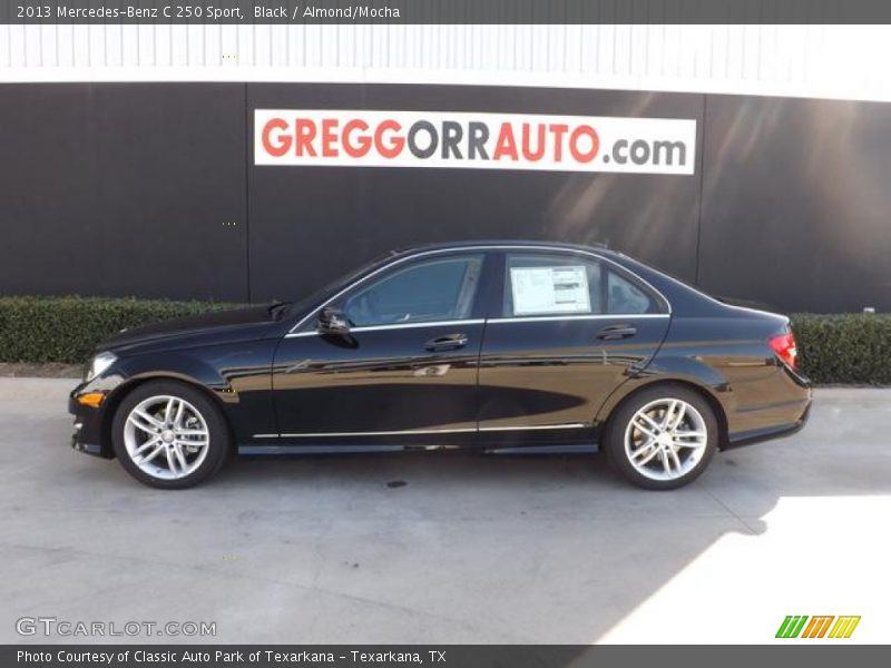 Black / Almond/Mocha 2013 Mercedes-Benz C 250 Sport