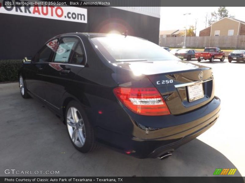 Black / Almond/Mocha 2013 Mercedes-Benz C 250 Sport