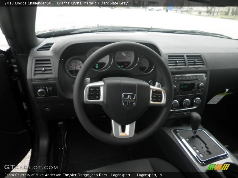 Granite Crystal Metallic / Dark Slate Gray 2013 Dodge Challenger SXT