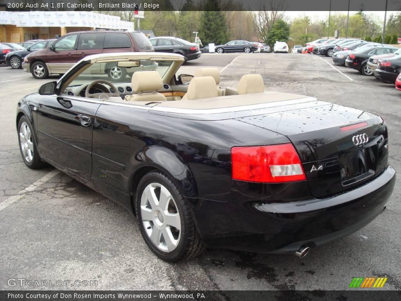 Brilliant Black / Beige 2006 Audi A4 1.8T Cabriolet