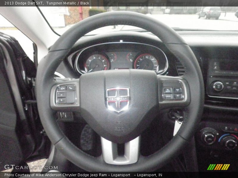 Tungsten Metallic / Black 2013 Dodge Dart SXT
