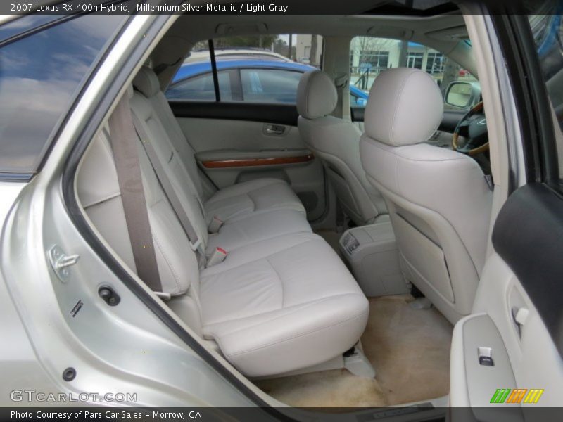 Rear Seat of 2007 RX 400h Hybrid