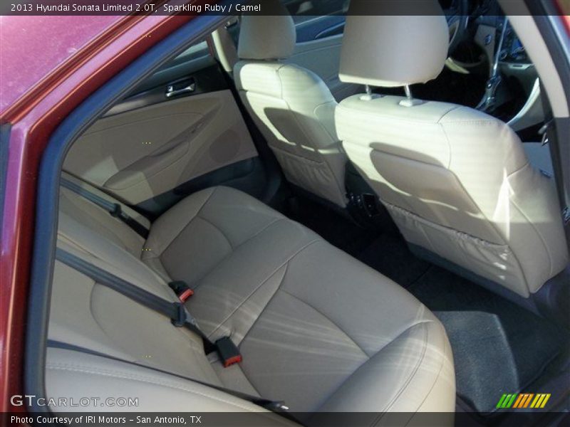 Sparkling Ruby / Camel 2013 Hyundai Sonata Limited 2.0T