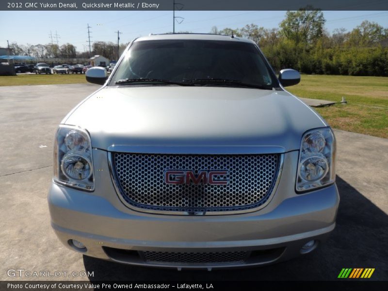 Quicksilver Metallic / Ebony 2012 GMC Yukon Denali