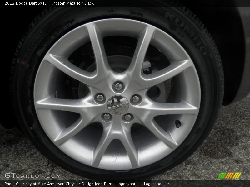 Tungsten Metallic / Black 2013 Dodge Dart SXT