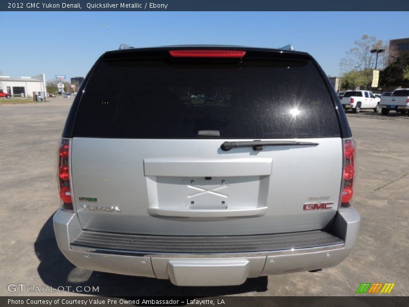 Quicksilver Metallic / Ebony 2012 GMC Yukon Denali