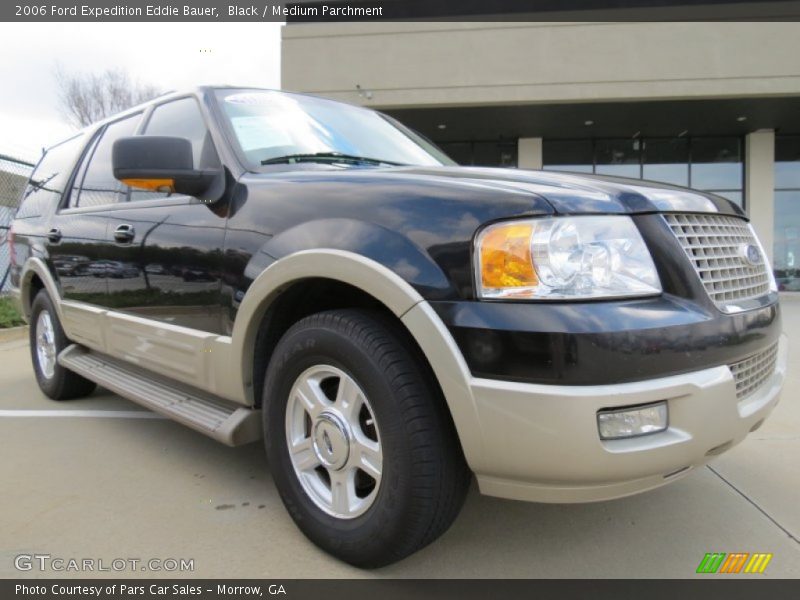 Black / Medium Parchment 2006 Ford Expedition Eddie Bauer