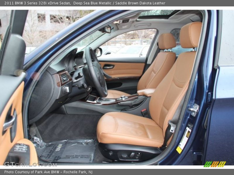  2011 3 Series 328i xDrive Sedan Saddle Brown Dakota Leather Interior
