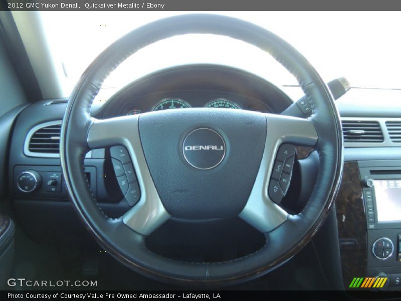 Quicksilver Metallic / Ebony 2012 GMC Yukon Denali