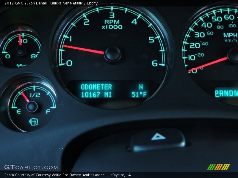 Quicksilver Metallic / Ebony 2012 GMC Yukon Denali