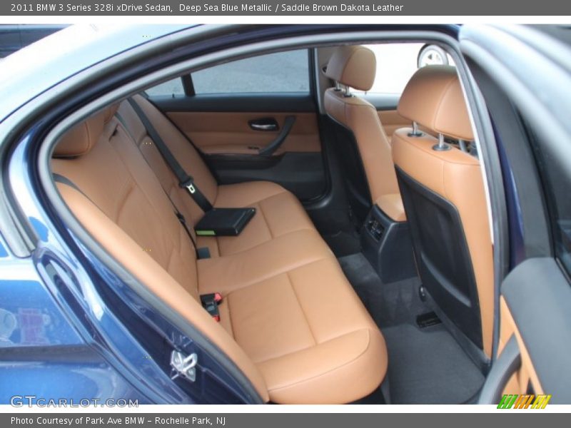 Rear Seat of 2011 3 Series 328i xDrive Sedan