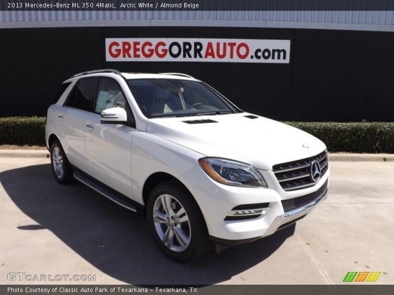 Arctic White / Almond Beige 2013 Mercedes-Benz ML 350 4Matic