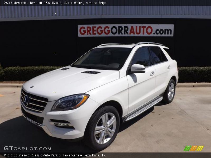 Arctic White / Almond Beige 2013 Mercedes-Benz ML 350 4Matic