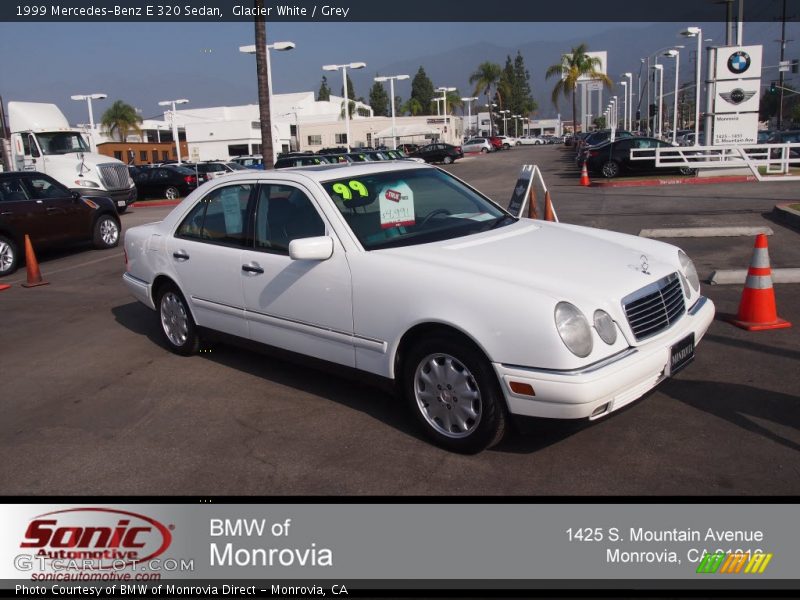 Glacier White / Grey 1999 Mercedes-Benz E 320 Sedan