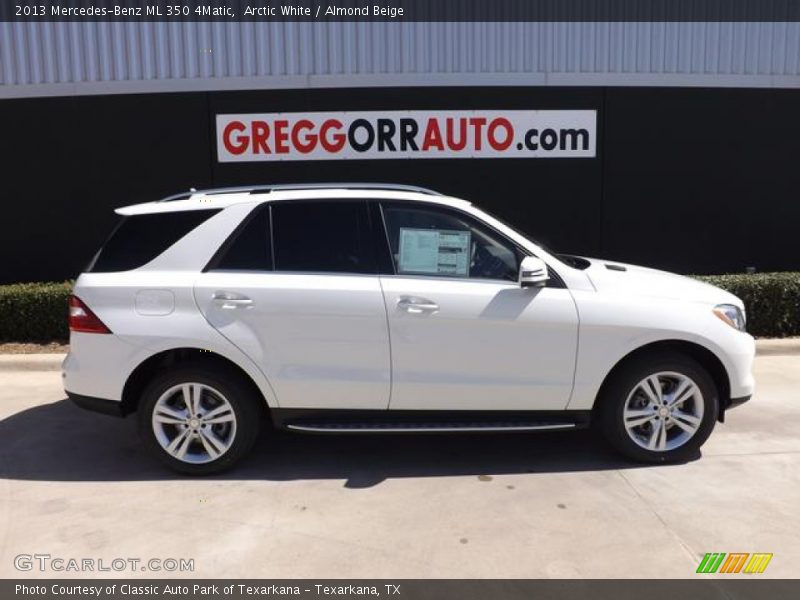 Arctic White / Almond Beige 2013 Mercedes-Benz ML 350 4Matic