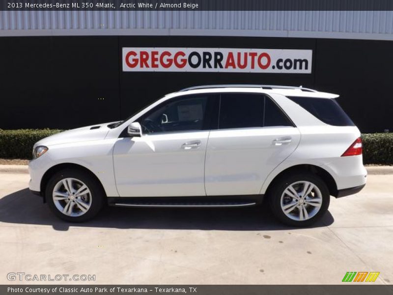 Arctic White / Almond Beige 2013 Mercedes-Benz ML 350 4Matic