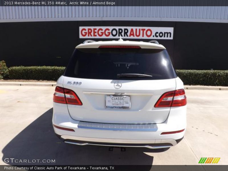 Arctic White / Almond Beige 2013 Mercedes-Benz ML 350 4Matic