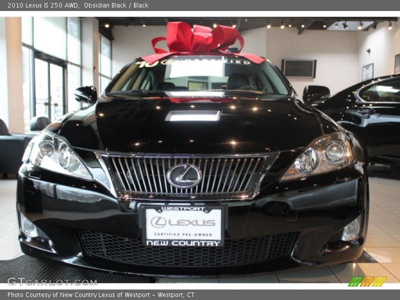Obsidian Black / Black 2010 Lexus IS 250 AWD