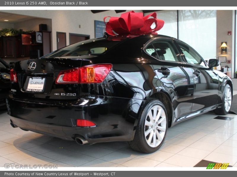 Obsidian Black / Black 2010 Lexus IS 250 AWD