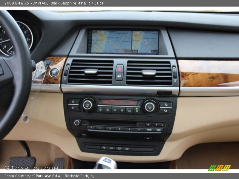 Black Sapphire Metallic / Beige 2009 BMW X5 xDrive48i