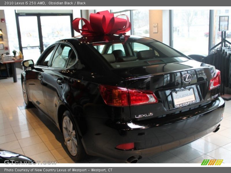 Obsidian Black / Black 2010 Lexus IS 250 AWD