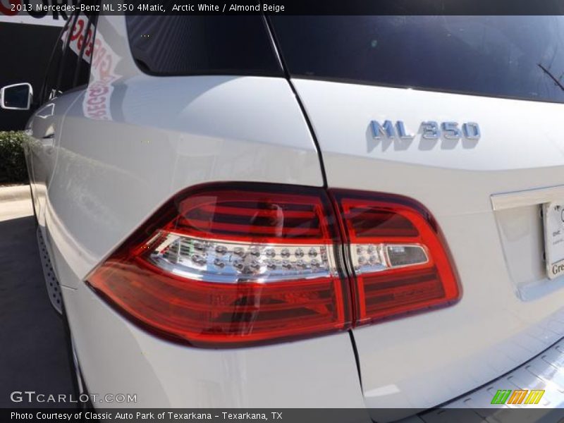 Arctic White / Almond Beige 2013 Mercedes-Benz ML 350 4Matic