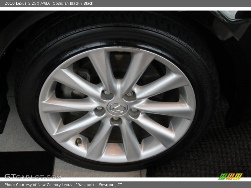 Obsidian Black / Black 2010 Lexus IS 250 AWD